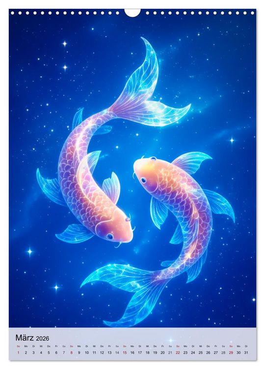 Produktbild: Der Mythos der Sternenzeichen - Sternenwesen des Zodiaks (Wandkalender 2026 DIN A3 hoch), CALVENDO Monatskalender