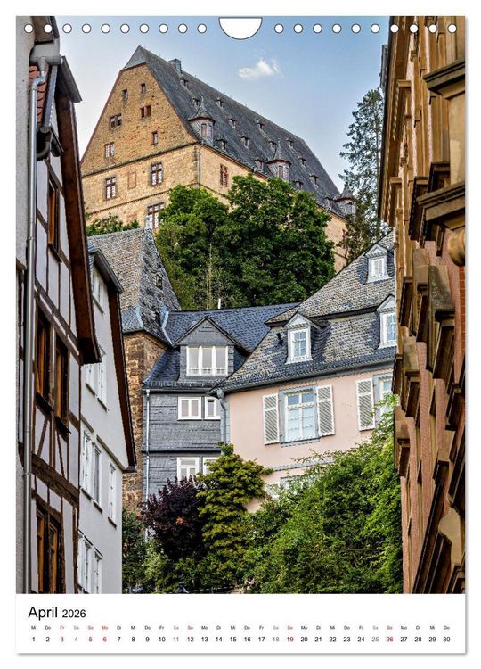Produktbild: Marburg - Die Perle an der Lahn (Wandkalender 2026 DIN A4 hoch), CALVENDO Monatskalender
