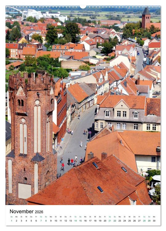 Produktbild: Tangerm&uuml;nde - Stadt an der Elbe (hochwertiger Premium Wandkalender 2026 DIN A2 hoch), Kunstdruck in Hochglanz