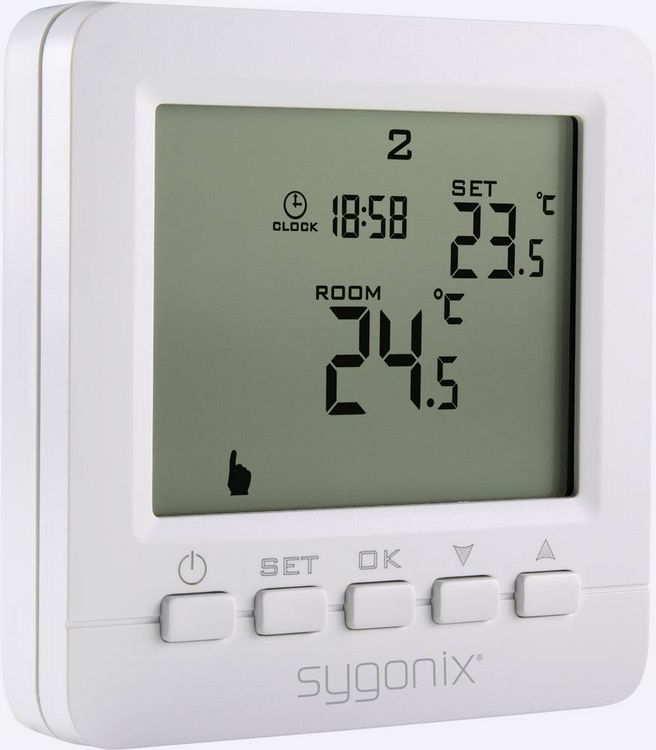 Produktbild: Sygonix SY-4500818 Raumthermostat Unterputz Wochenprogramm 1St.