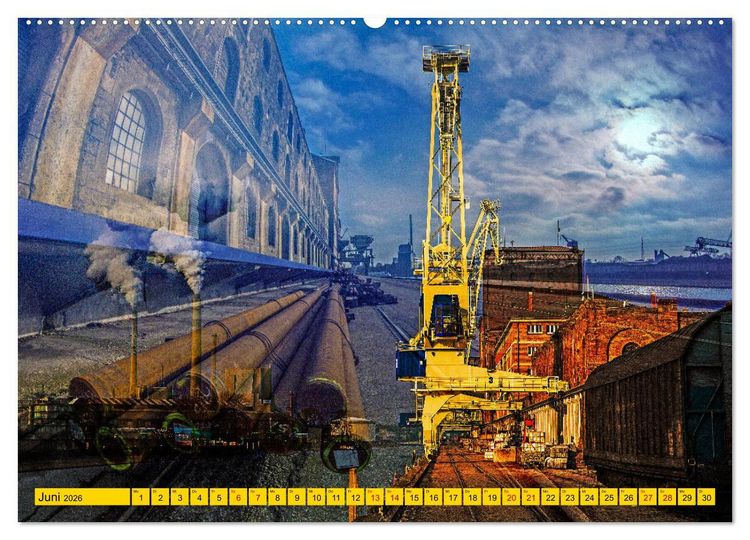 Produktbild: Karlsruhe mal 2 (Wandkalender 2026 DIN A2 quer), CALVENDO Monatskalender