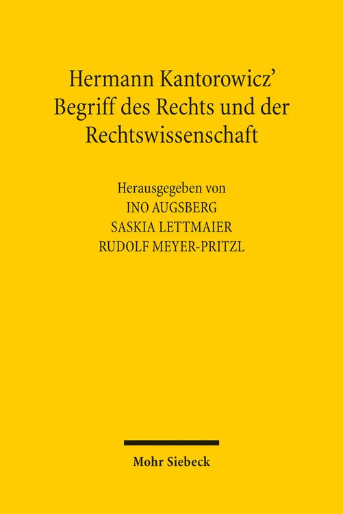 Produktbild: Hermann Kantorowicz' Begriff des Rechts und der Rechtswissen