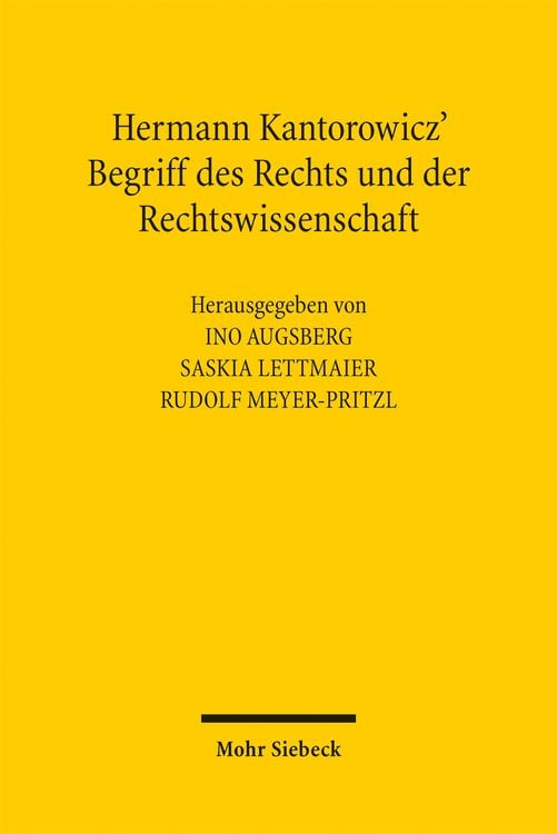 Produktbild: Hermann Kantorowicz' Begriff des Rechts und der Rechtswissenschaft