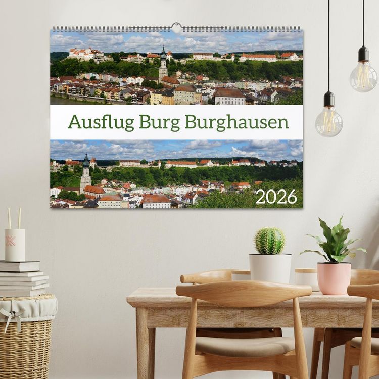 Produktbild: Ausflug Burg Burghausen (Wandkalender 2026 DIN A2 quer), CALVENDO Monatskalender