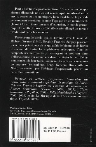 Produktbild: De Brahms &agrave; Mahler et Strauss : le postromantisme allemand