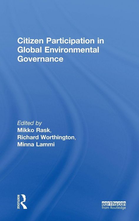 Produktbild: Citizen Participation in Global Environmental Governance