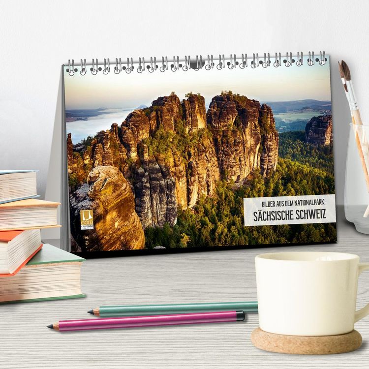 Produktbild: Bilder aus dem Nationalpark S&auml;chsische Schweiz (Tischkalender 2026 DIN A5 quer), CALVENDO Monatskalender