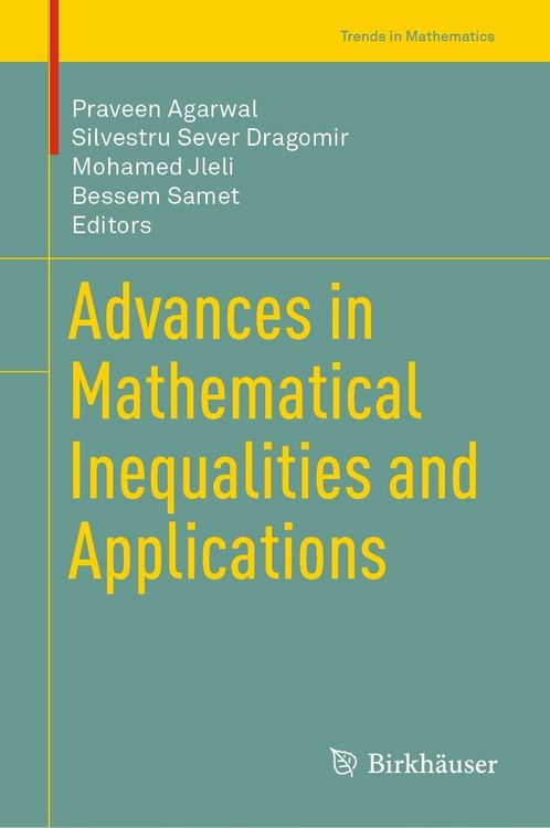 Produktbild: Advances in Mathematical Inequalities and Applications