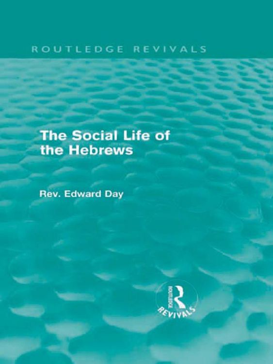 Produktbild: The Social Life of the Hebrews (Routledge Revivals)