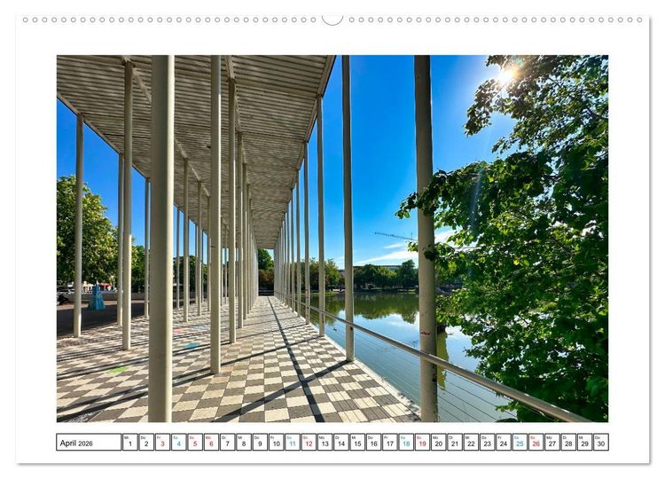 Produktbild: B&ouml;blingen und Sch&ouml;nbuch (hochwertiger Premium Wandkalender 2026 DIN A2 quer), Kunstdruck in Hochglanz