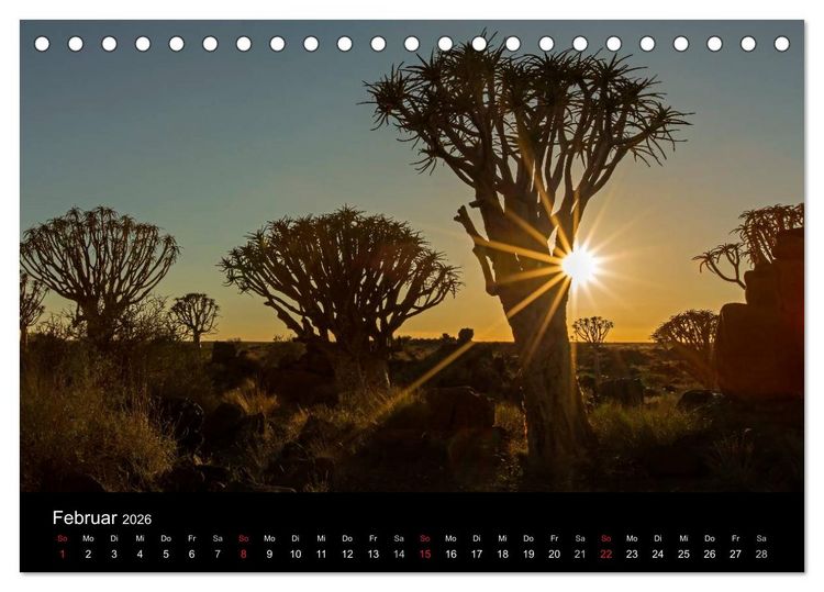Produktbild: Lichterf&uuml;lltes Namibia (Tischkalender 2026 DIN A5 quer), CALVENDO Monatskalender