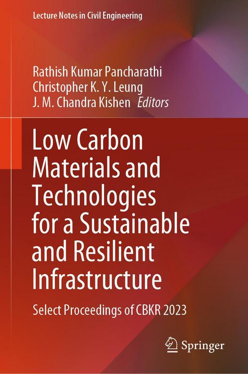 Produktbild: Low Carbon Materials and Technologies for a Sustainable and Resilient Infrastructure