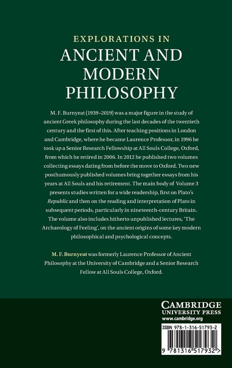 Produktbild: Explorations in Ancient and Modern Philosophy