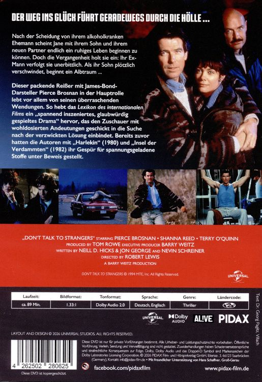 Produktbild: Killing Stranger - Aus der Wiege gerissen / Packender Psychothriller mit James-Bond-Darsteller Pierce Brosnan (Pidax Film-Klassiker)