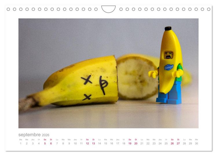 Produktbild: La vie secr&egrave;te des figurines (Calendrier mural 2026 DIN A4 vertical), CALVENDO calendrier mensuel