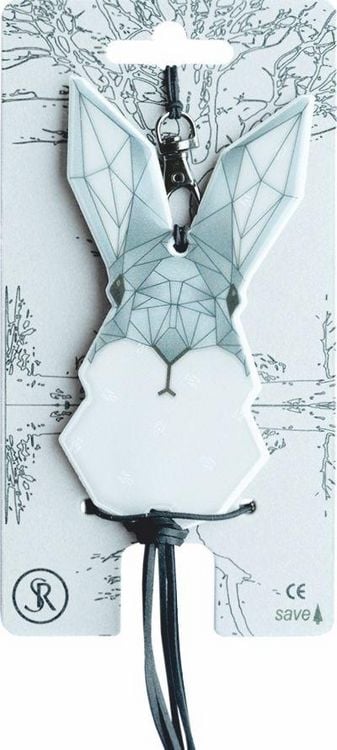 Produktbild: Softreflector ORIGAMI (Hase) Reflektor f&uuml;r Taschen und Kleidung