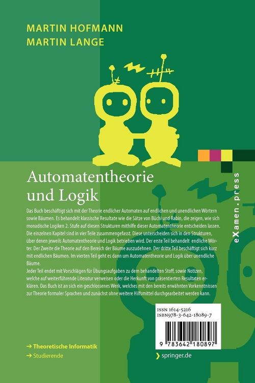 Produktbild: Automatentheorie und Logik