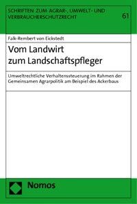 Produktbild: Vom Landwirt zum Landschaftspfleger