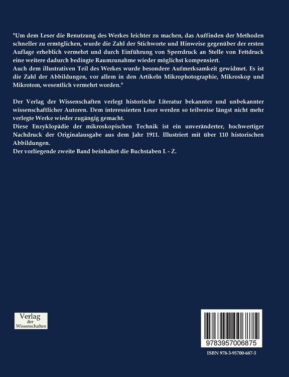 Produktbild: Enzyklop&auml;die der mikroskopischen Technik