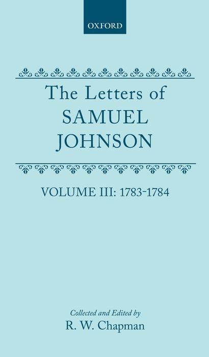 Produktbild: Letters Of Samuel Johnson V3 1