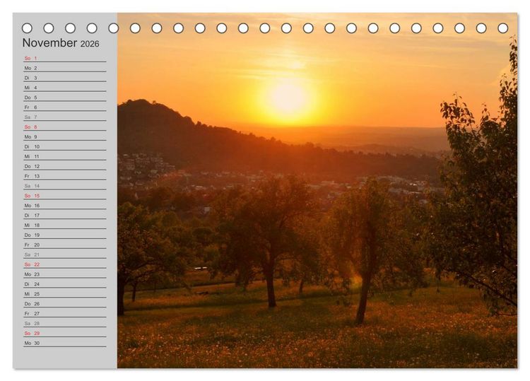 Produktbild: Pfullingen ... und Umgebung (Tischkalender 2026 DIN A5 quer), CALVENDO Monatskalender
