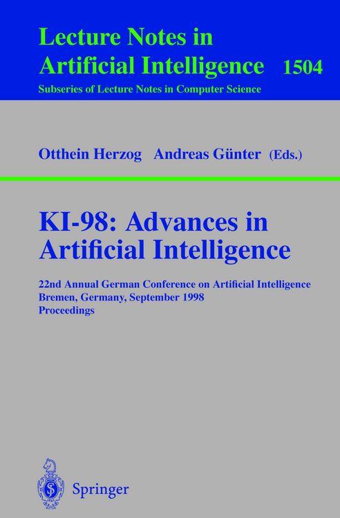 Produktbild: KI-98: Advances in Artificial Intelligence