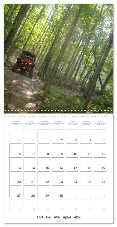 Produktbild: ATV/UTV Trail Riding in New England (Wall Calendar 2026 12 &times; 12 Inch) CALVENDO 12 Month Wall Calendar