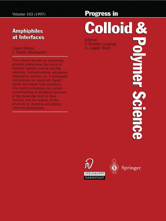 Produktbild: Amphiphiles at Interfaces
