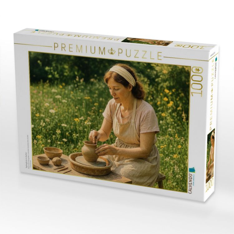 Produktbild: CALVENDO Puzzle T&ouml;pfergl&uuml;ck im Garten | 1000 Teile Lege-Gr&ouml;&szlig;e 64x48cm Foto-Puzzle f&uuml;r gl&uuml;ckliche Stunden