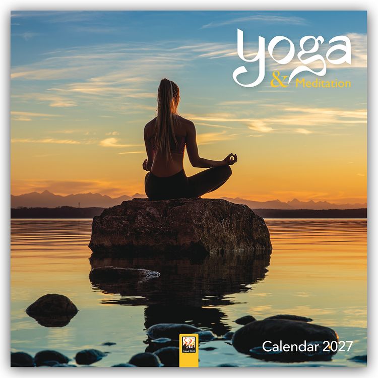 Produktbild: Yoga & Meditation 2027 &ndash; Original Flame Tree Publishing-Kalender [Kalender]