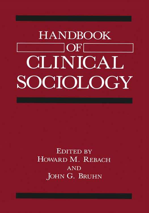 Produktbild: Handbook of Clinical Sociology