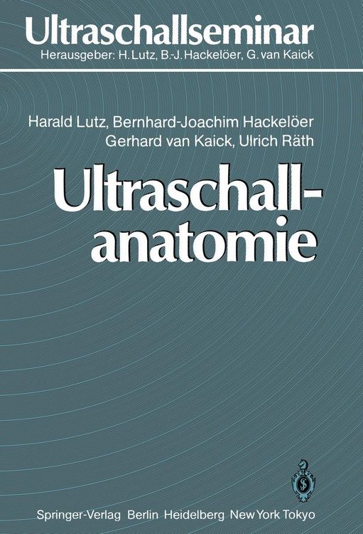 Produktbild: Ultraschallanatomie
