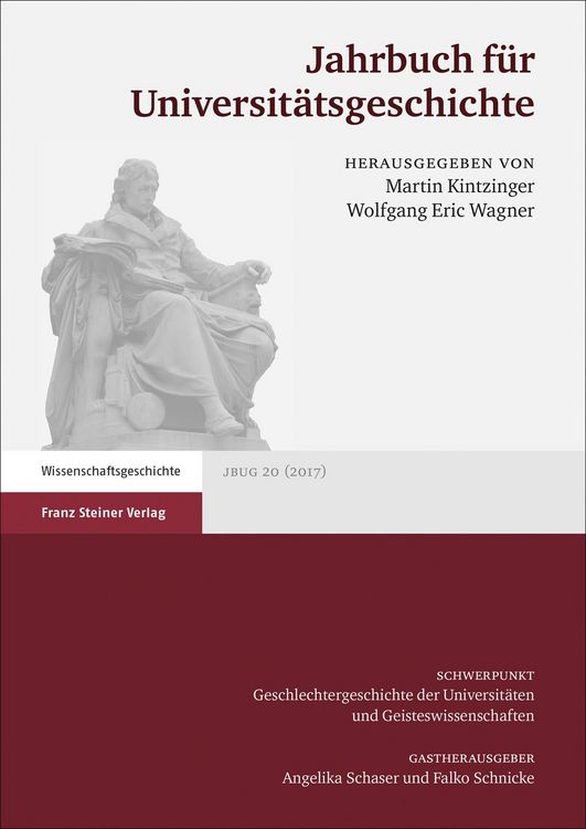 Produktbild: Jahrbuch f&uuml;r Universit&auml;tsgeschichte 20 (2017)