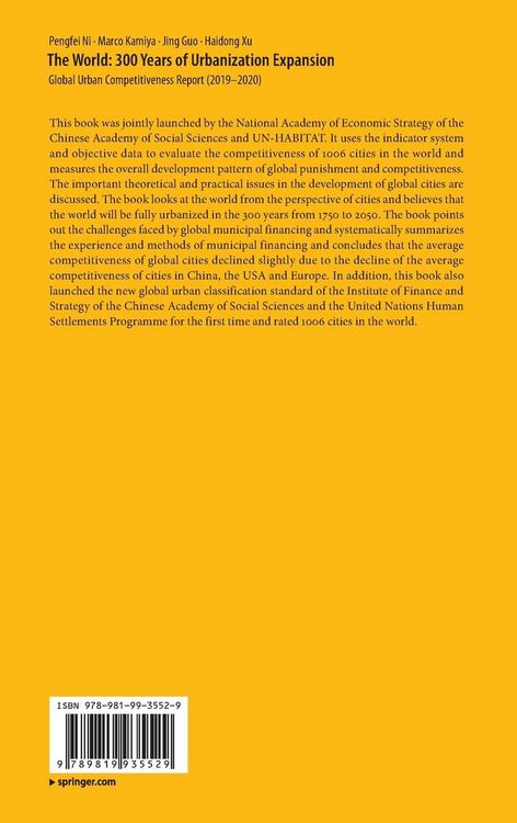 Produktbild: The World: 300 Years of Urbanization Expansion