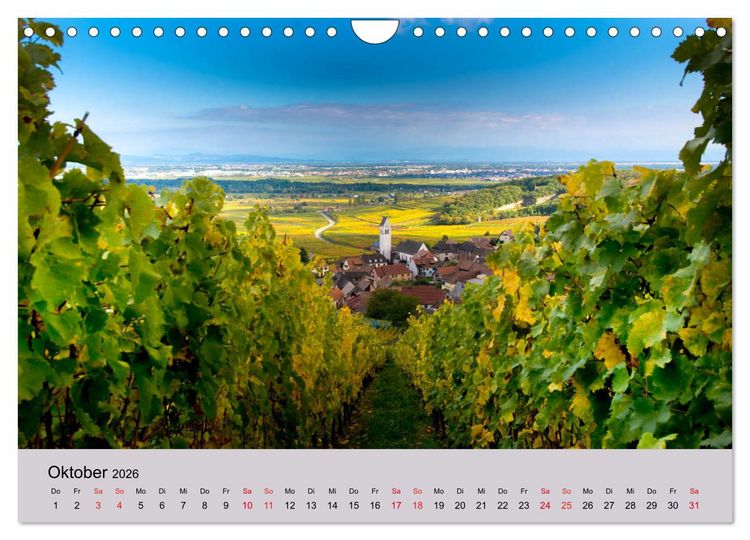 Produktbild: Wundervolles Frankreich (Wandkalender 2026 DIN A4 quer), CALVENDO Monatskalender