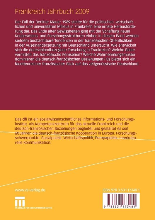 Produktbild: Frankreich Jahrbuch 2009