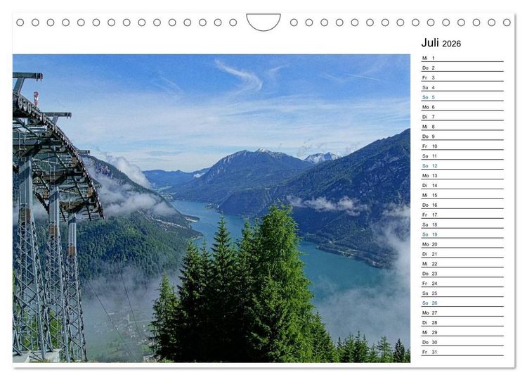 Produktbild: Pertisau am Achensee (Wandkalender 2026 DIN A4 quer), CALVENDO Monatskalender