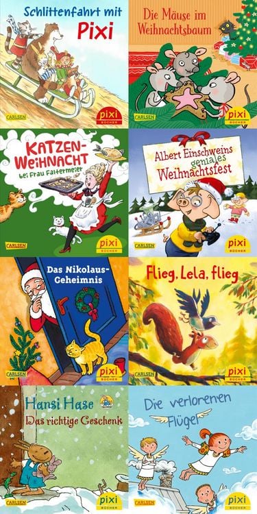 Produktbild: Pixi-Weihnachts-8er-Set 36: Weihnachtszeit mit Pixi (8x1 Exemplar)