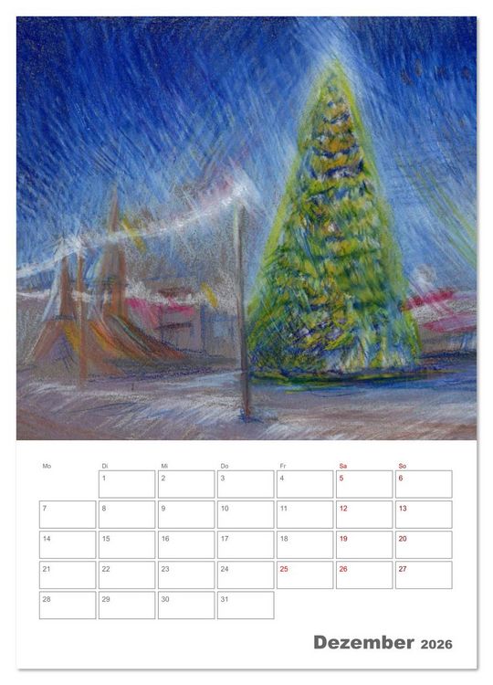 Produktbild: Anna Arndt Jahresimpressionen mit Planer (Wandkalender 2026 DIN A3 hoch), CALVENDO Monatskalender