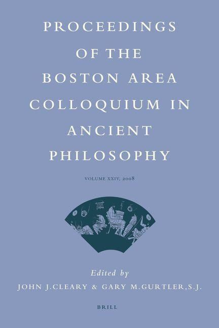 Produktbild: Proceedings of the Boston Area Colloquium in Ancient Philosophy