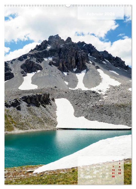 Produktbild: Die Traumhaften Seen der Alpen (Wandkalender 2026 DIN A2 hoch), CALVENDO Monatskalender
