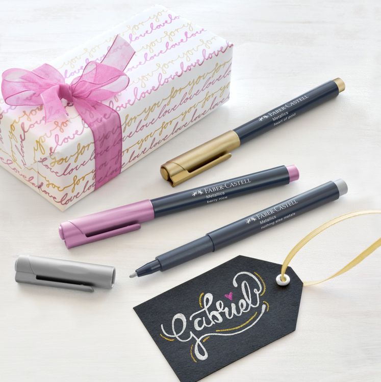 Produktbild: Faber-Castell Metallic Marker 6er Blisterkarte