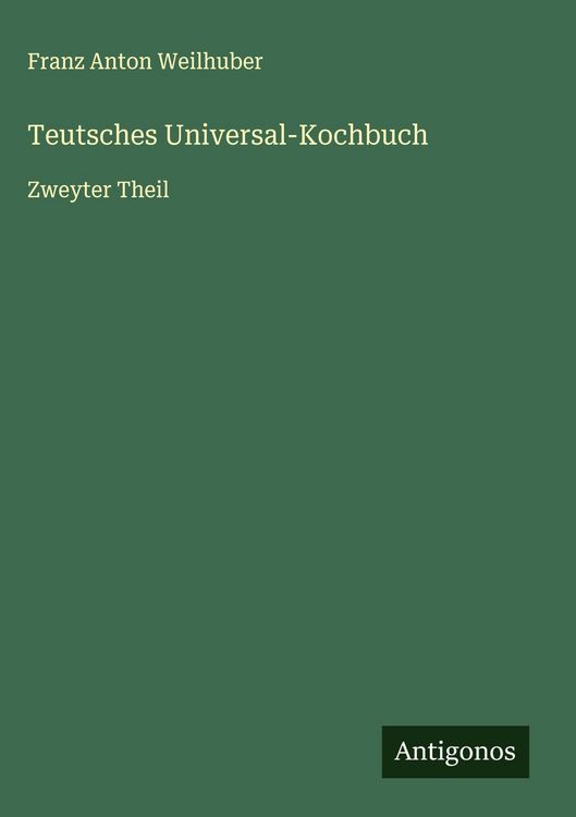 Produktbild: Teutsches Universal-Kochbuch