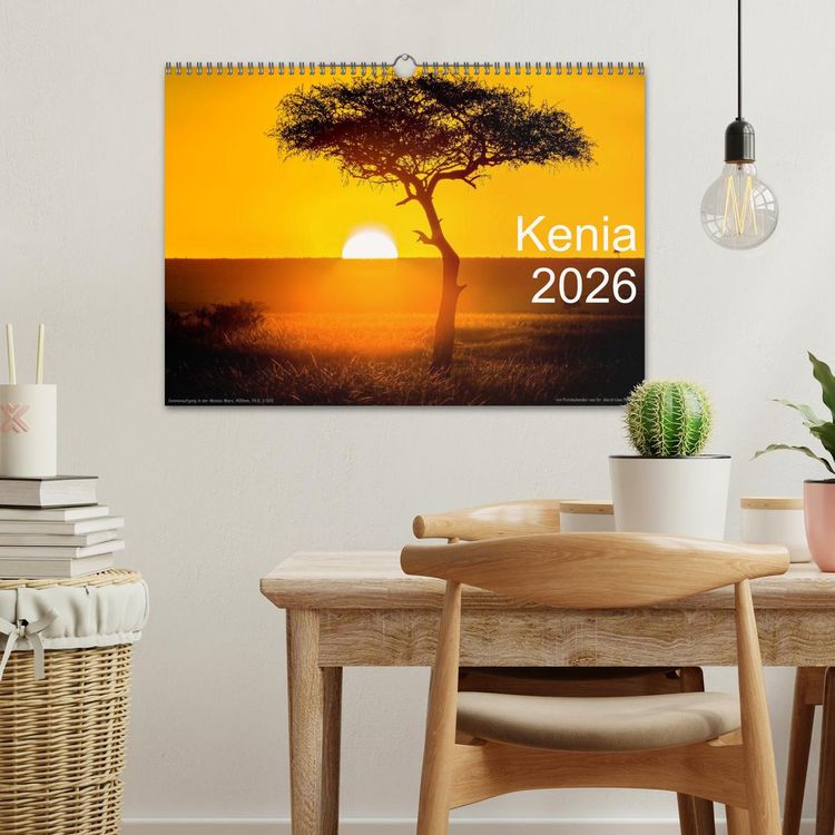 Produktbild: Kenia 2026 (Wandkalender 2026 DIN A3 quer), CALVENDO Monatskalender