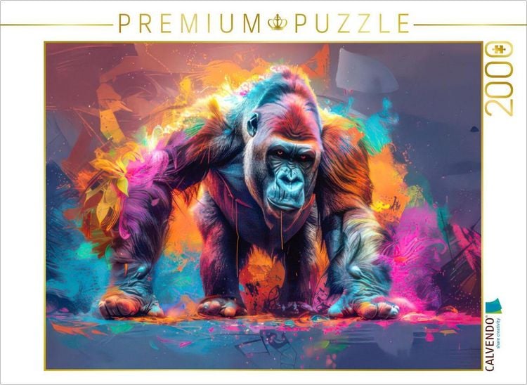 Produktbild: CALVENDO Puzzle Tiere in Pop-Art gekleidet | 2000 Teile Lege-Gr&ouml;&szlig;e 90x67cm Foto-Puzzle f&uuml;r gl&uuml;ckliche Stunden