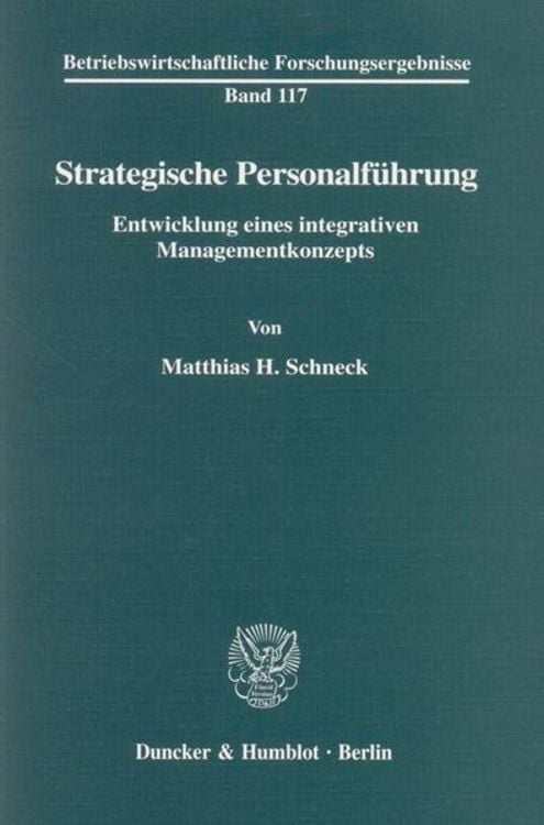 Produktbild: Strategische Personalführung.