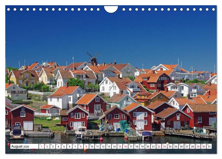 Produktbild: Skandinavische Impressionen - Oasen der Ruhe (Wandkalender 2026 DIN A4 quer), CALVENDO Monatskalender