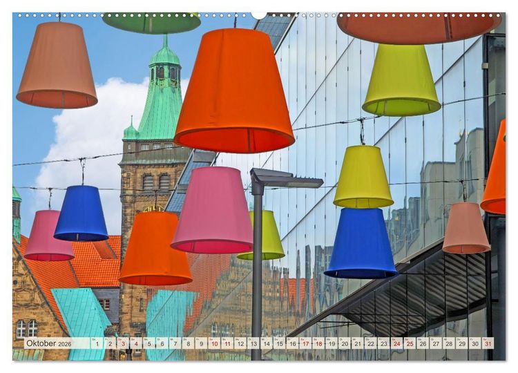 Produktbild: Chemnitz Impressionen aus der Kulturhauptstadt (Wandkalender 2026 DIN A2 quer), CALVENDO Monatskalender