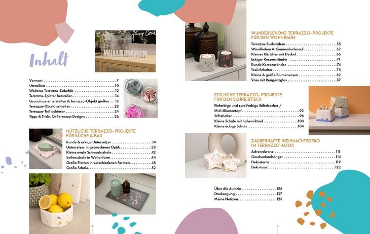 Produktbild: Terrazzo-Dekoideen einfach selber gie&szlig;en