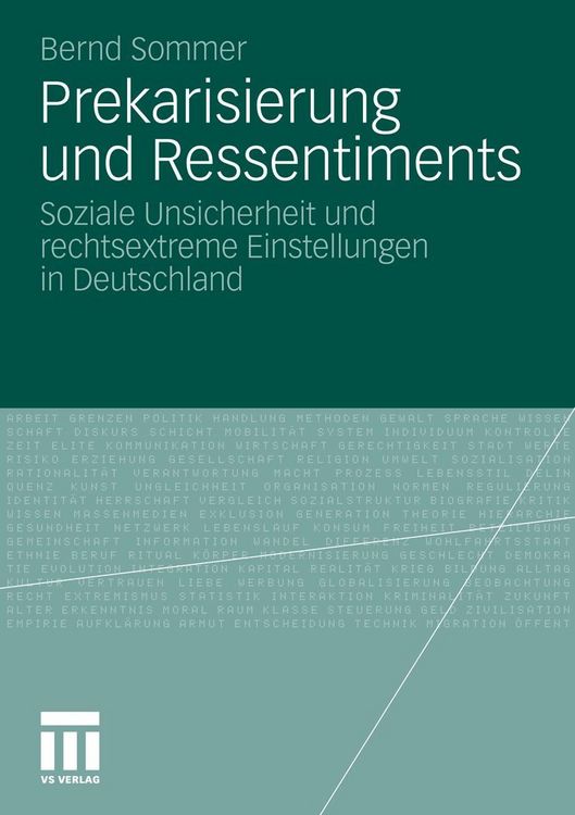 Produktbild: Prekarisierung und Ressentiments